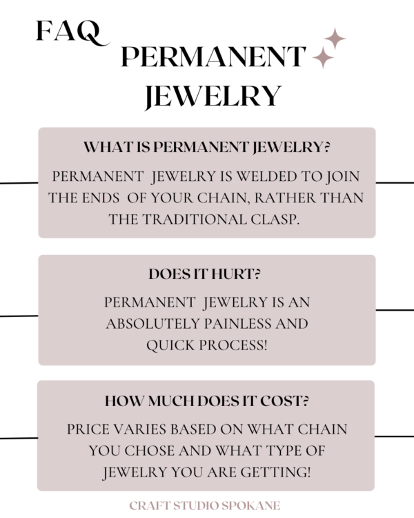 Permanent Jewelry – Craft Studio